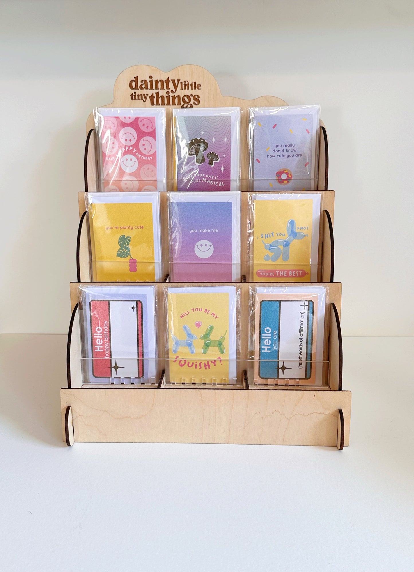 3 Tier Cloud Display Stand (no logo) - Plant Dosage