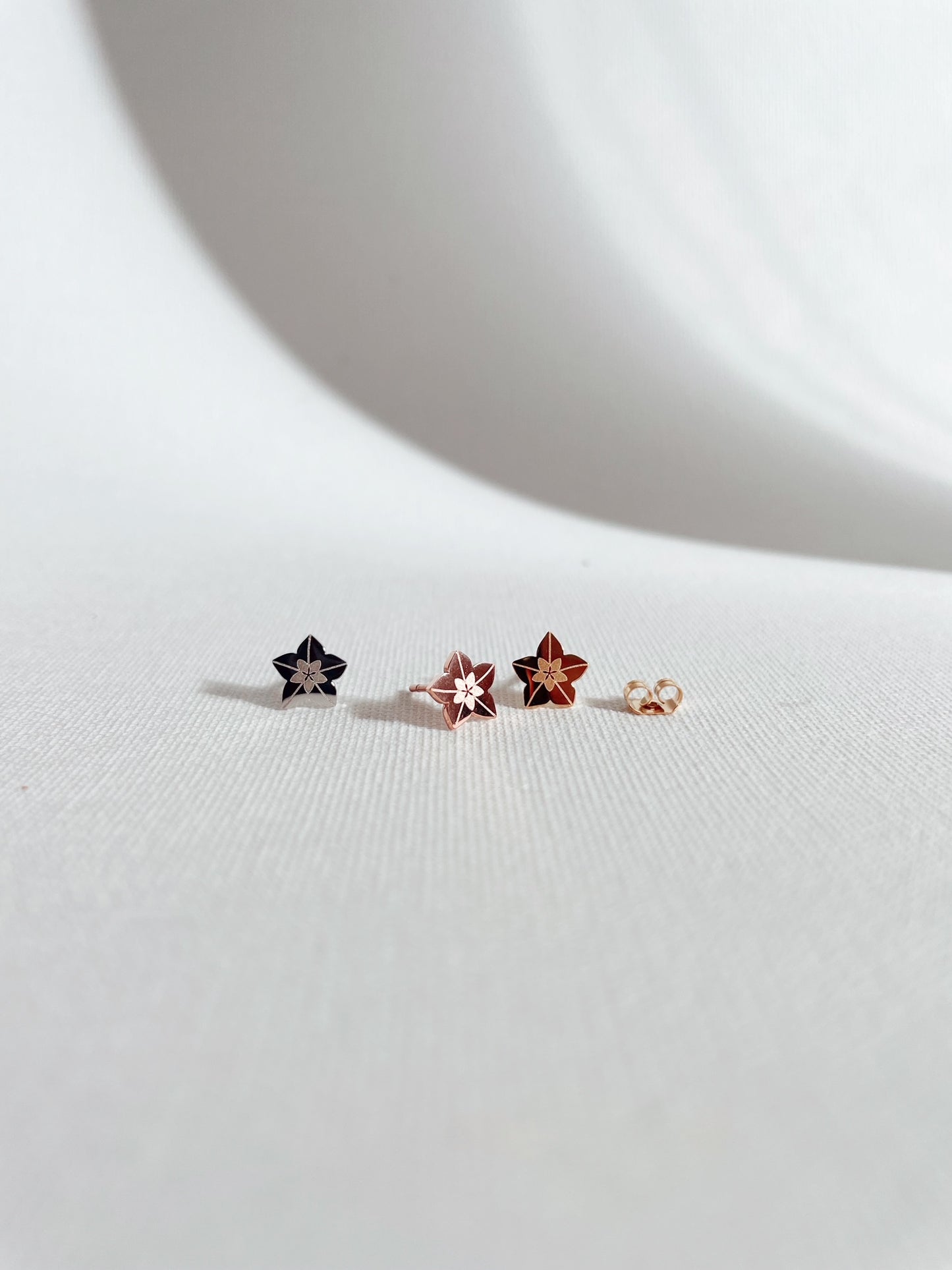 Hoya Blooms Metal Stud Earrings - Plant Dosage