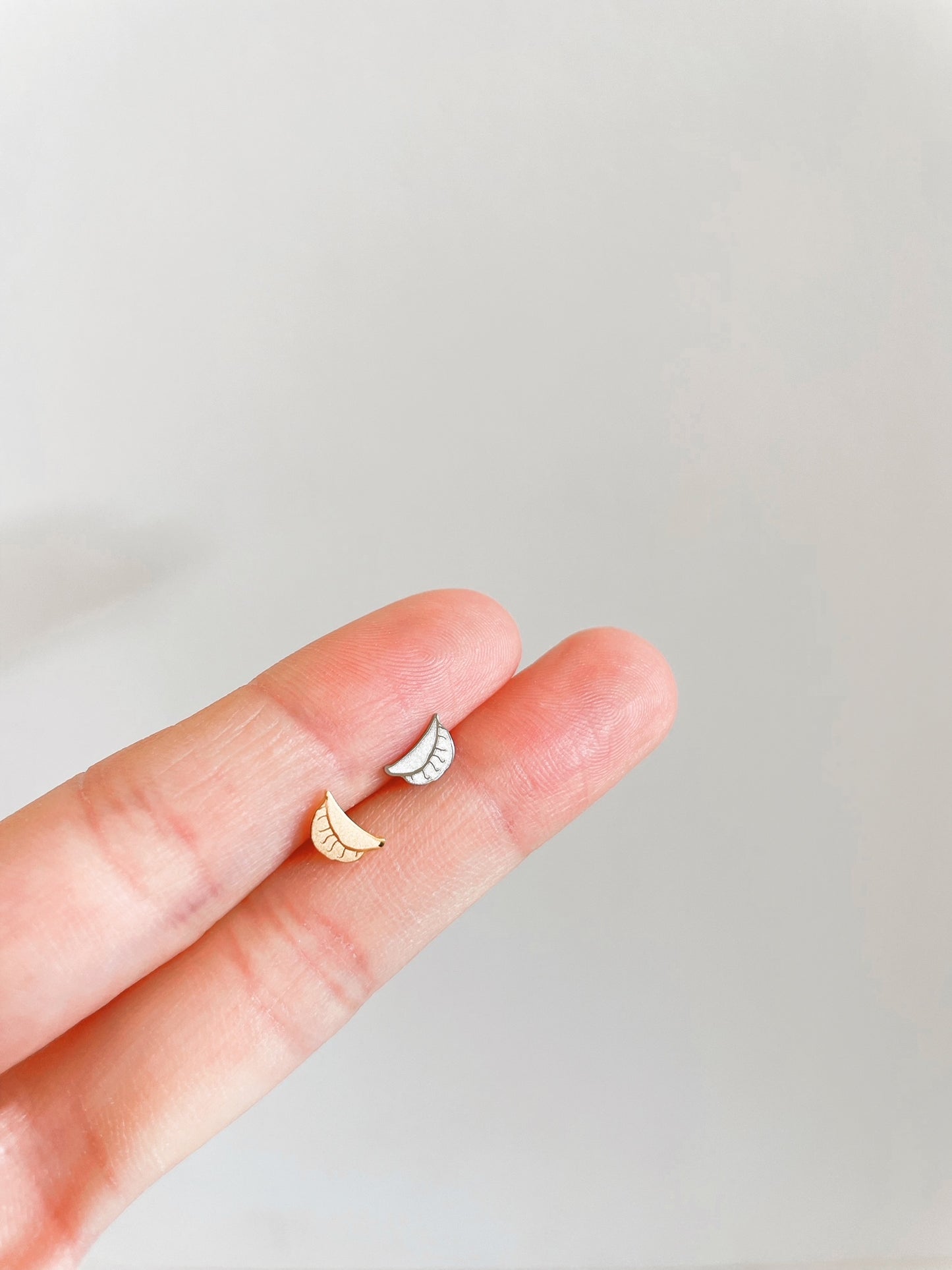 Dumplings Metal Stud Earrings - Plant Dosage