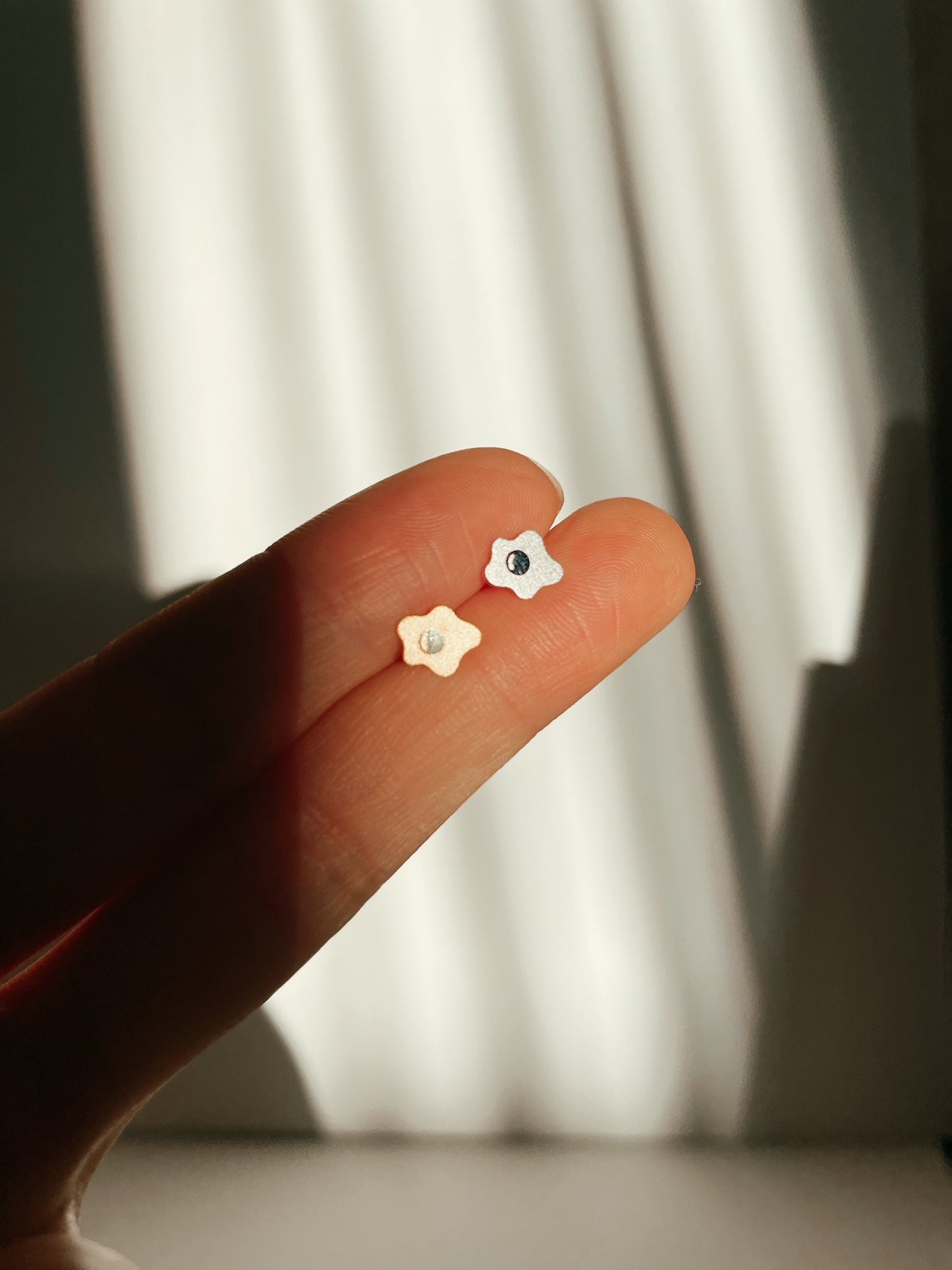 Fried Eggs Metal Stud Earrings - Plant Dosage
