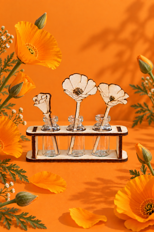 Golden Poppy — California Native Flower Diffuser Set