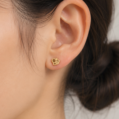 Fuzzy Bumblebee- 18k Gold Plated