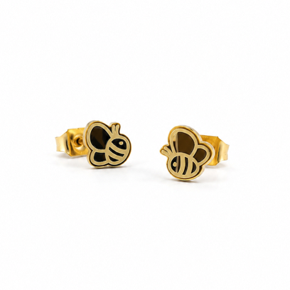 Fuzzy Bumblebee- 18k Gold Plated