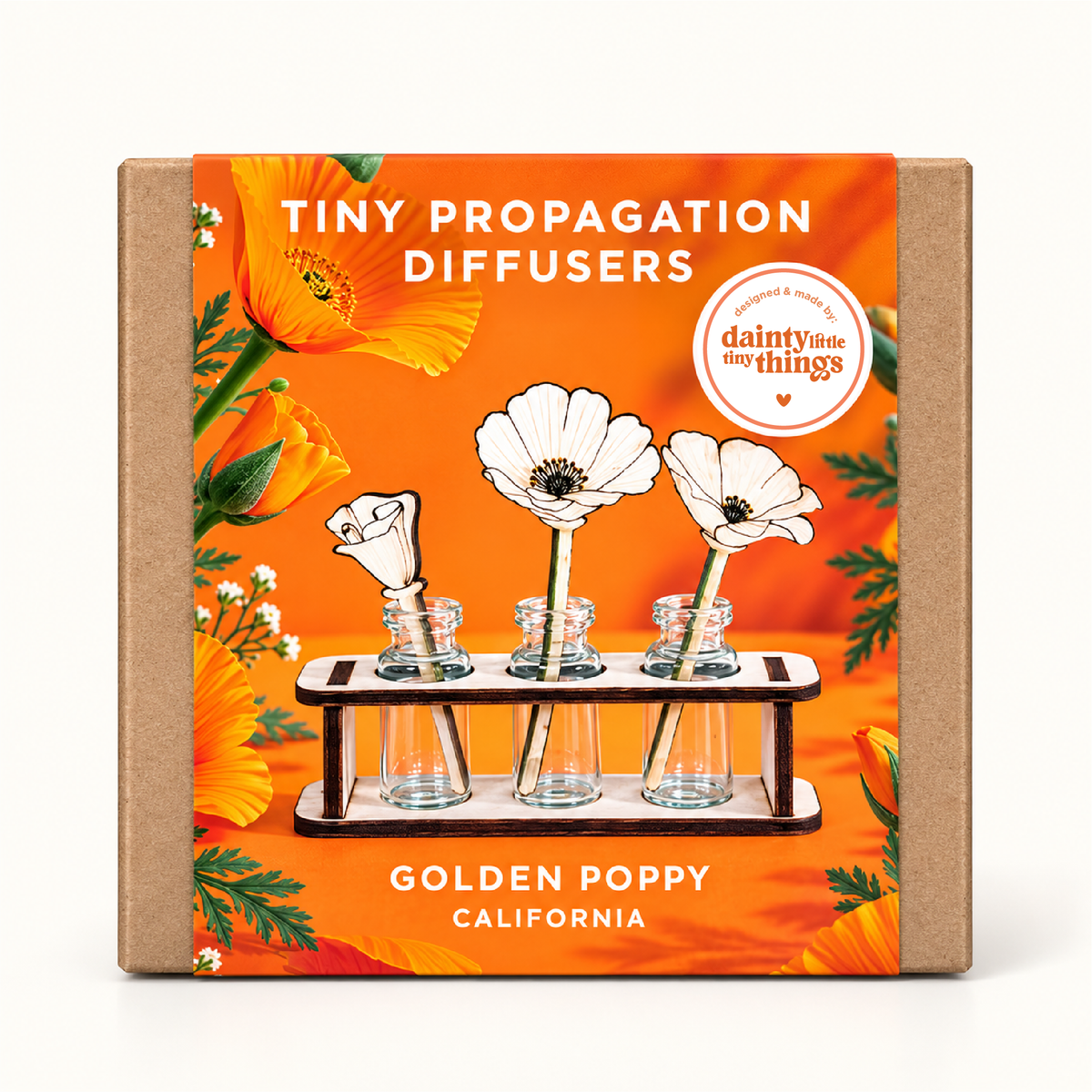Golden Poppy — California Native Flower Diffuser Set