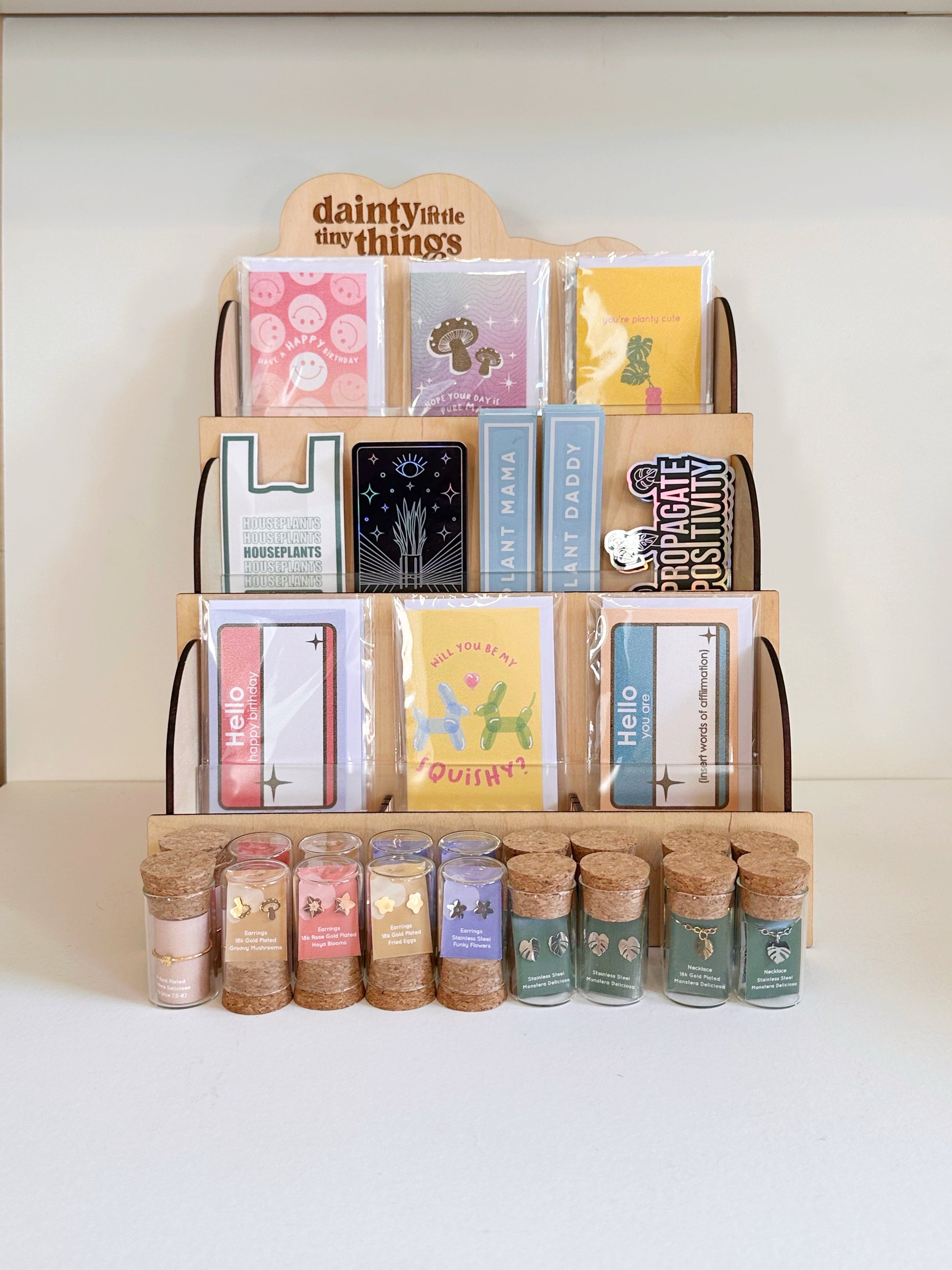 3 Tier Cloud Display Stand (no logo) - Plant Dosage