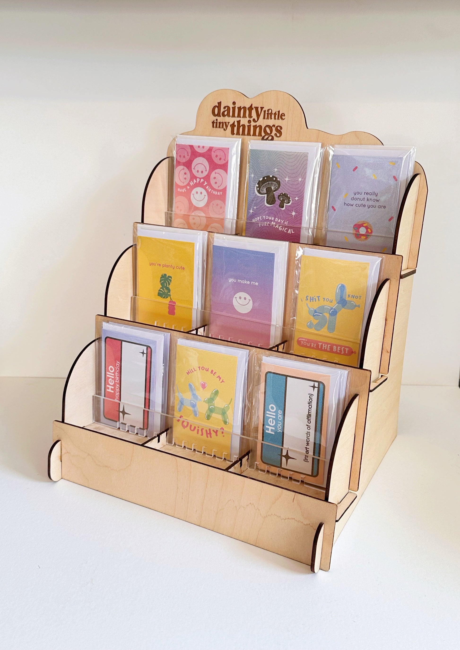 3 Tier Cloud Display Stand (no logo) - Plant Dosage