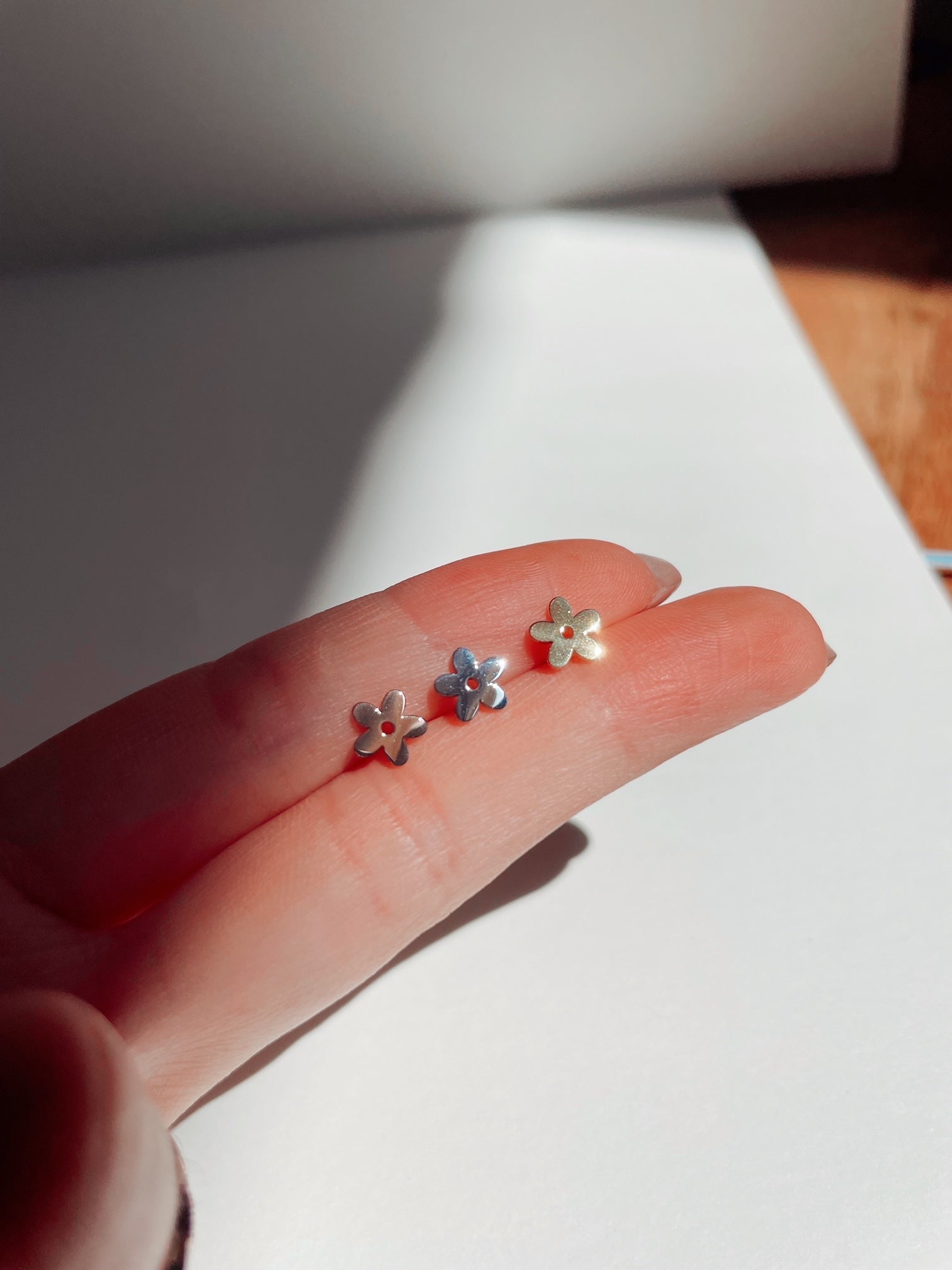 Groovy, funky & fun set- 3 pairs of earring studs - Plant Dosage