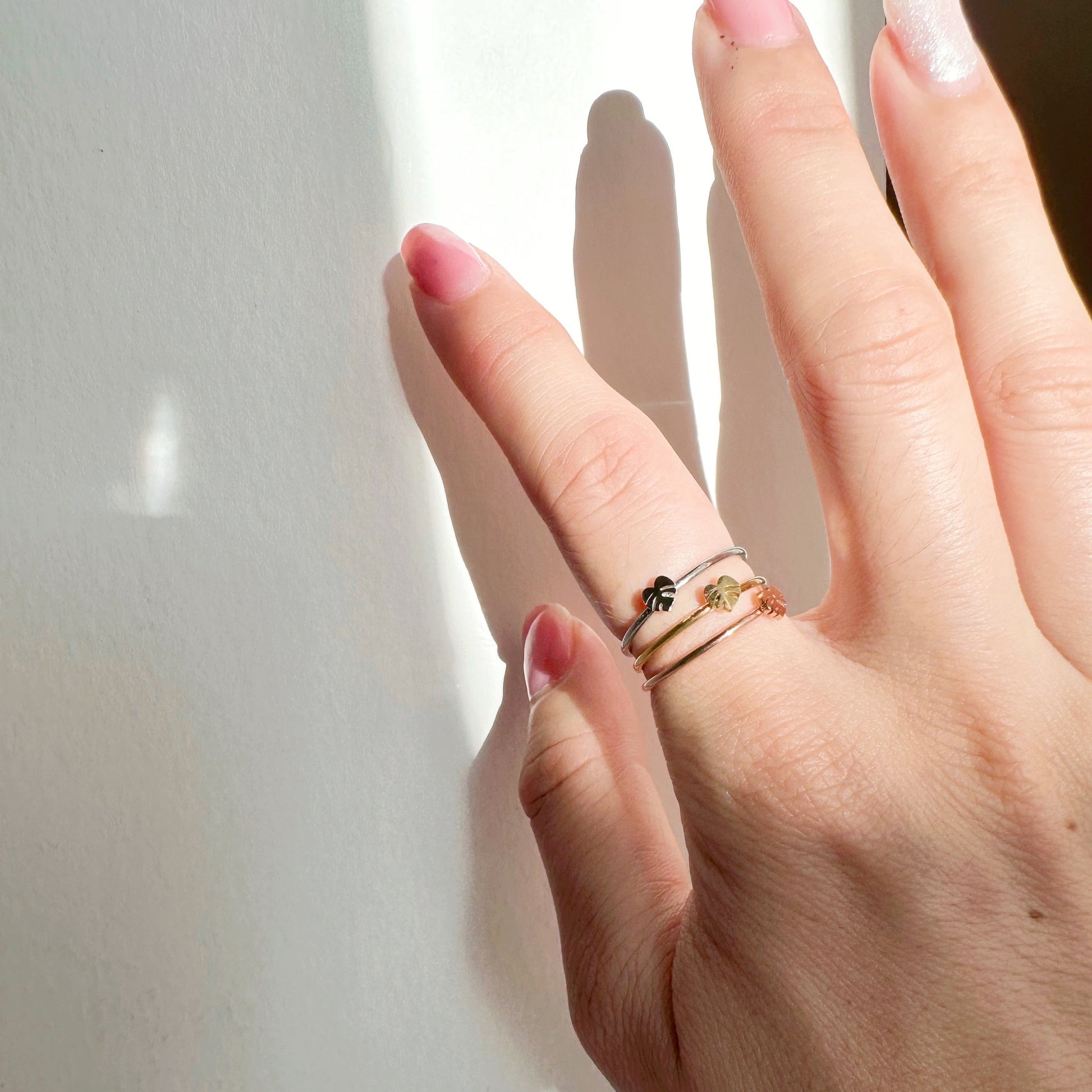monstera ring Monstera Deliciosa Dainty Minimal Plant Ring – Plant Dosage LLC