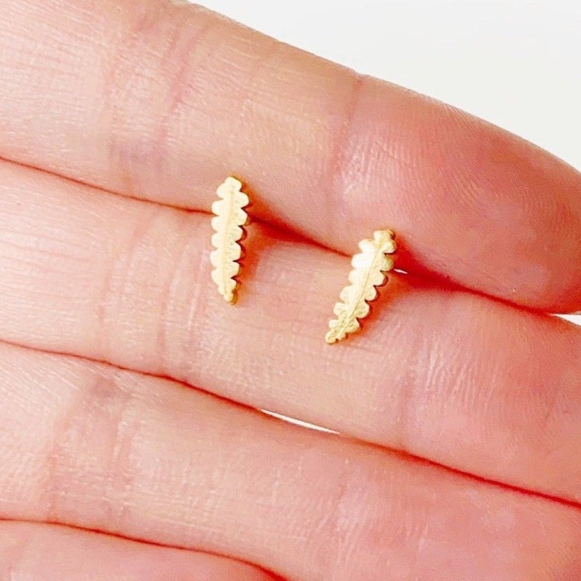 Plant Dosage Tiny Metal Stud Earrings