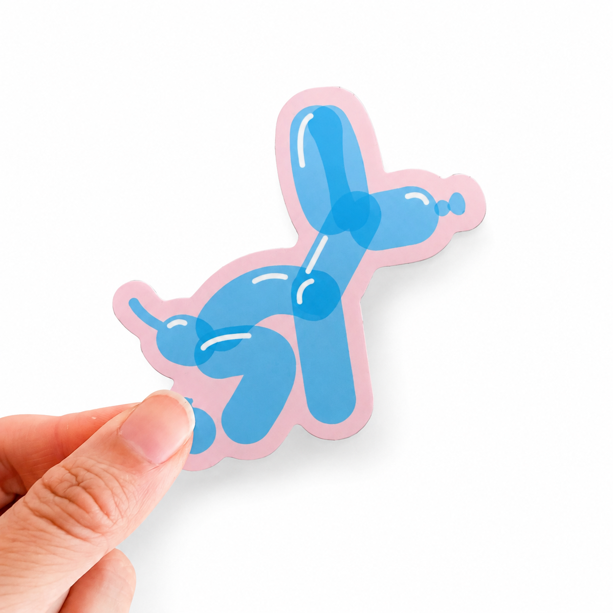 Sticker: I Shit You Knot Balloon Dog Sticker