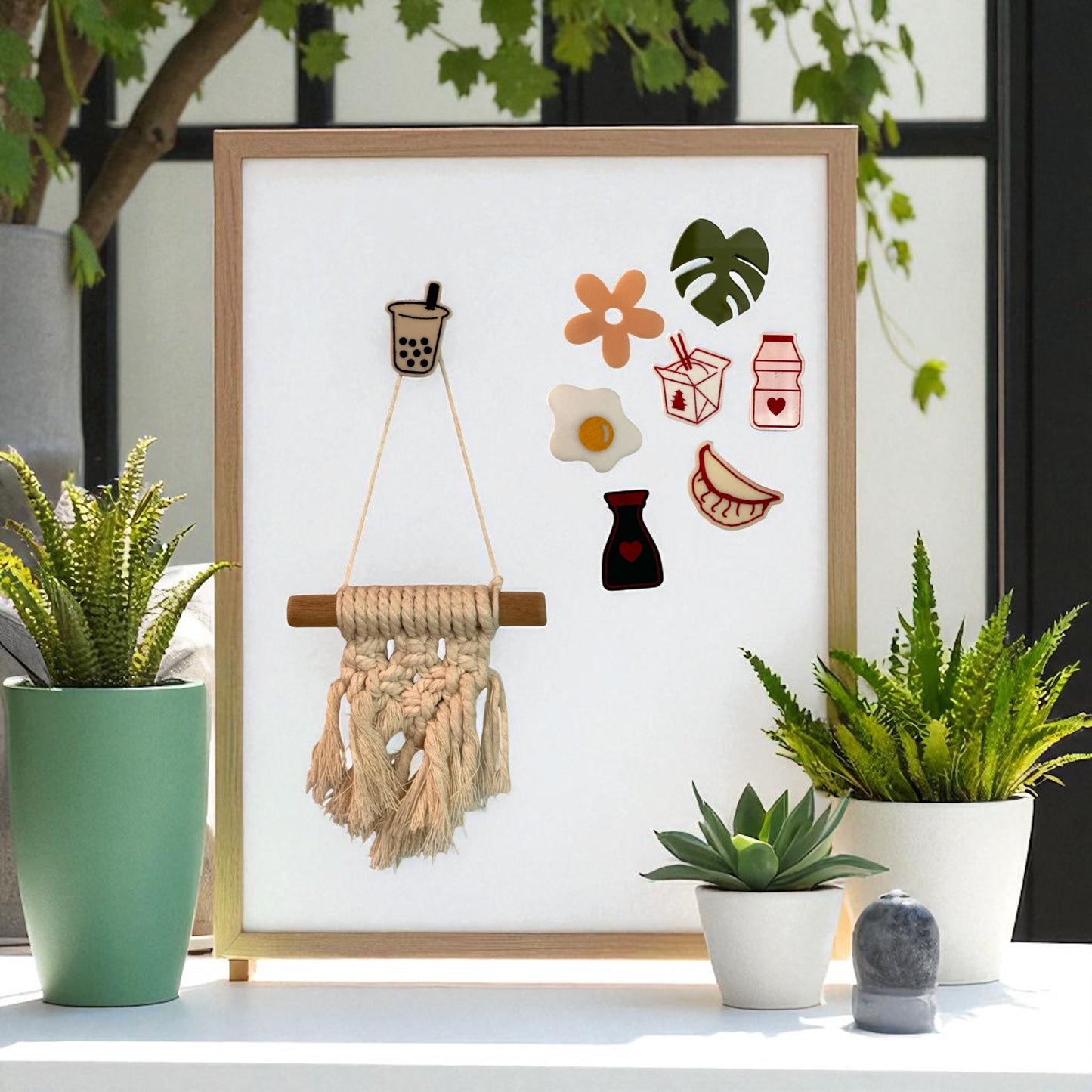 Funky Flower Magnet