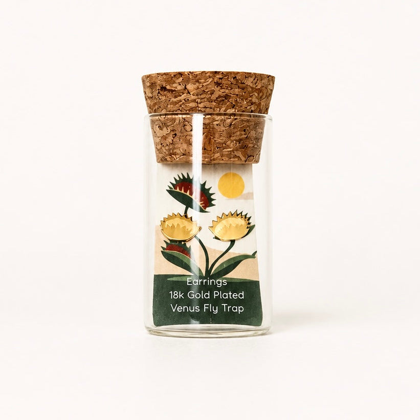 Venus Fly Trap- 18k Gold Plated