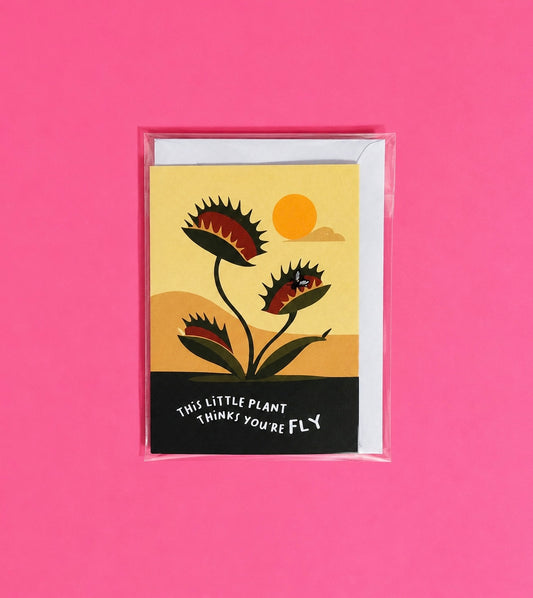 Tiny Card: Venus Fly Trap