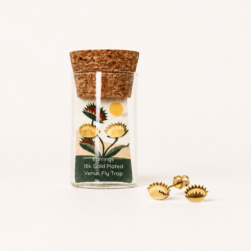 Plant Collector Exotic Trio Earring Studs Set