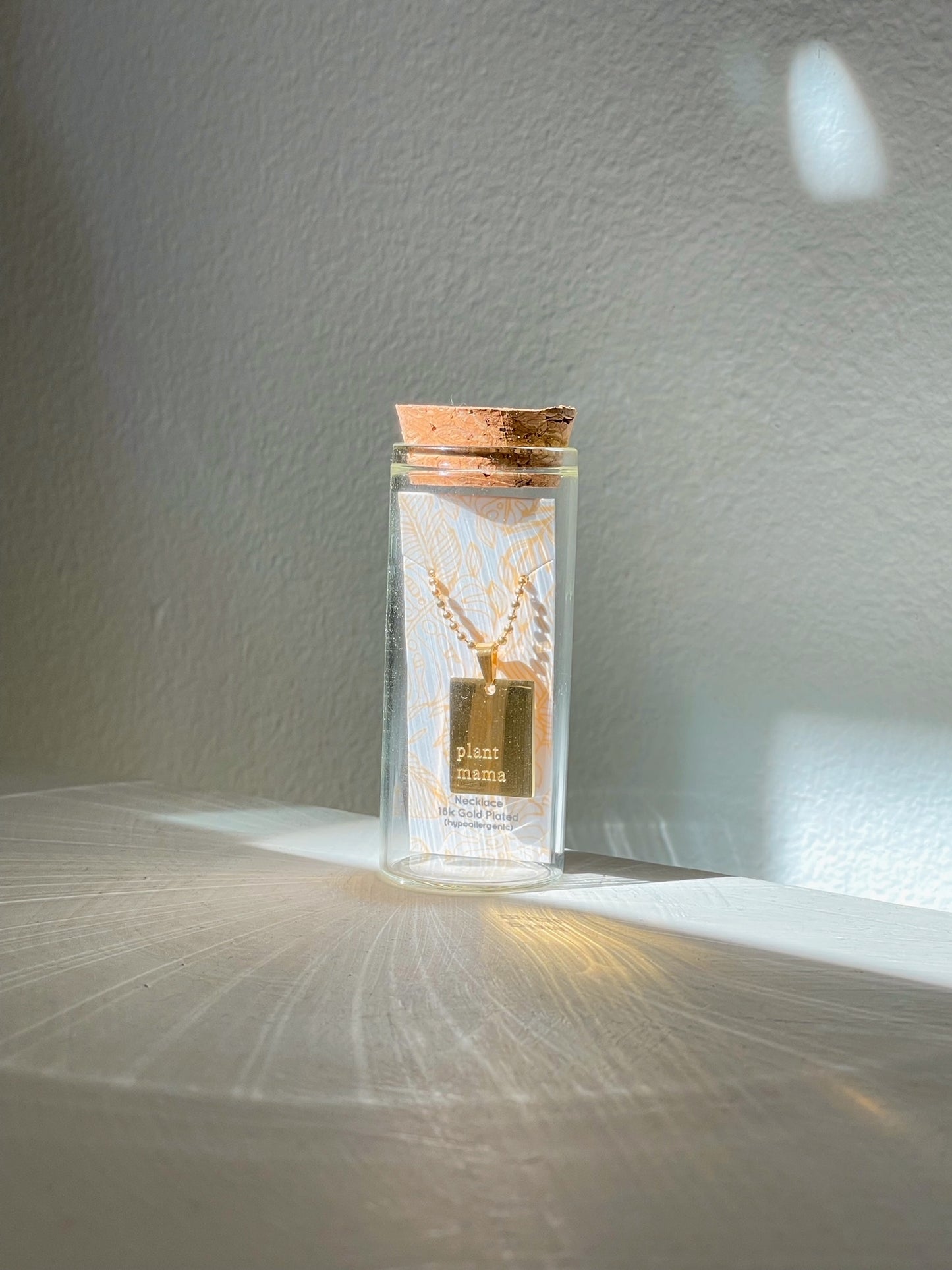 Plant Mama | Plant Daddy | Propagate Positivity Unisex Chain Necklace - Plant Dosage