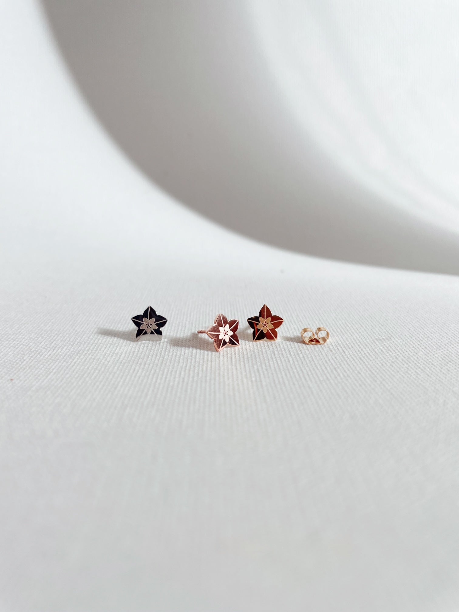 Hoya Blooms Metal Stud Earrings - Plant Dosage
