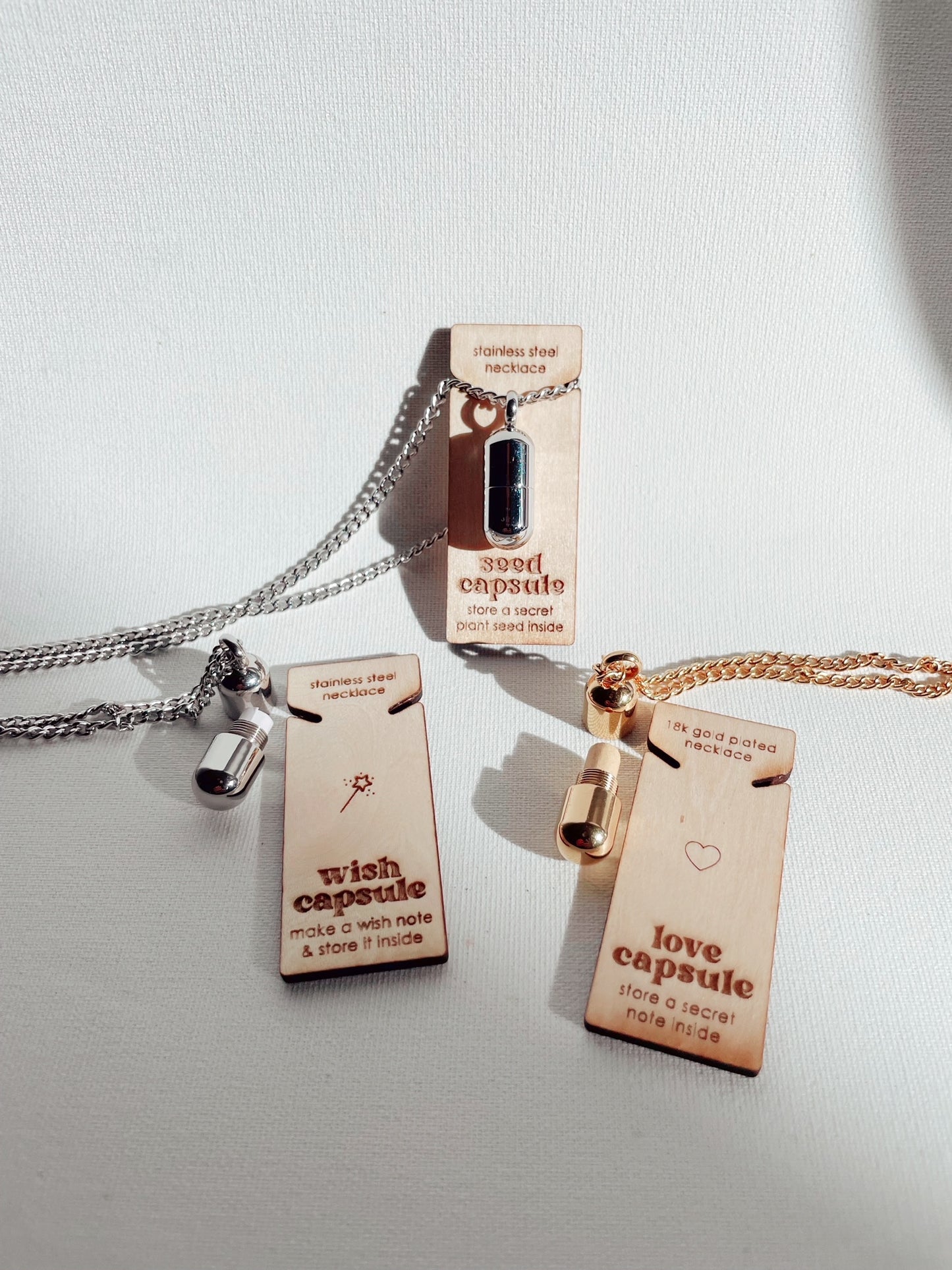 The Capsule Necklace - Plant Dosage