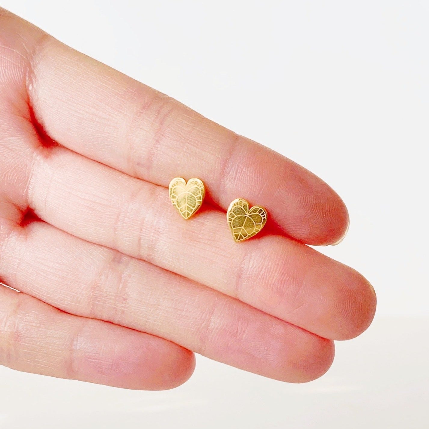 Anthurium Clarinervium Metal Stud Earrings - Plant Dosage