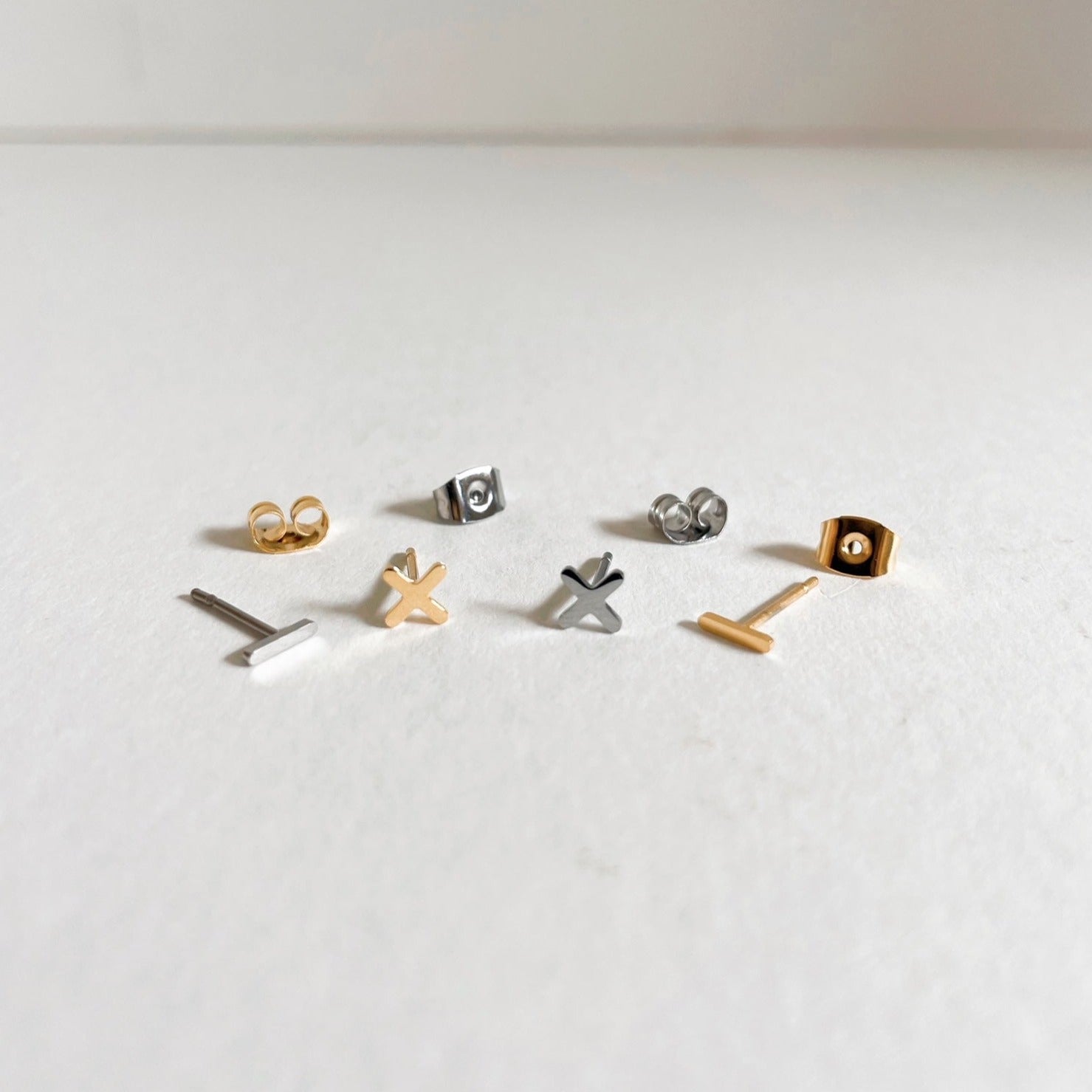 Mathematics Metal Stud Earrings - Plant Dosage