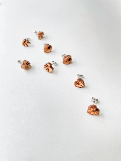 Mini Wooden Plant Earrings - Plant Dosage