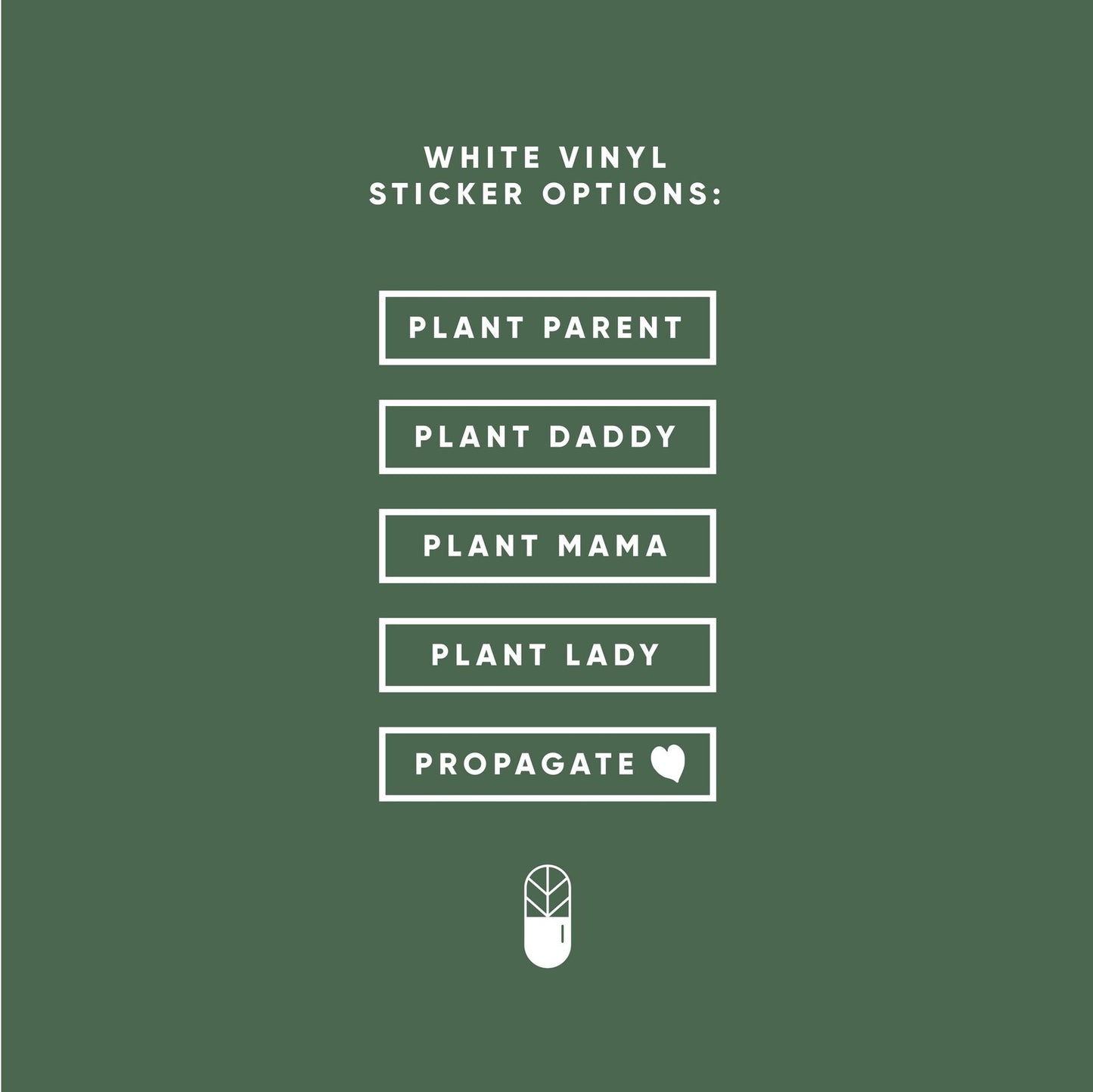 Plant Mama | Plant Daddy | Plant Parent Decal Sticker - Plant Dosage
