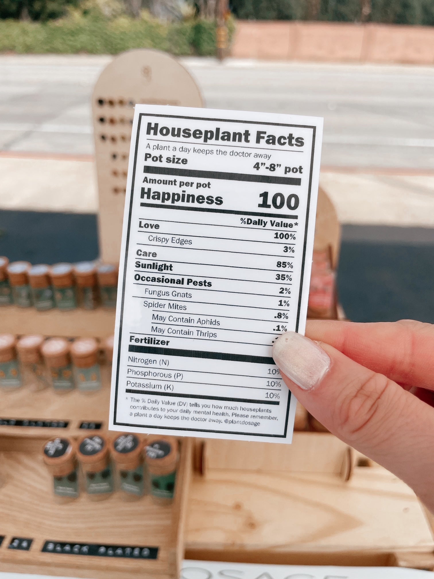 Houseplant Facts - Plant Dosage